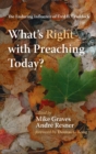 What's Right with Preaching Today? - Book
