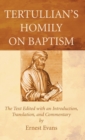 Tertullian's Homily on Baptism - Book