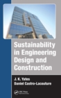 Sustainability in Engineering Design and Construction - Book