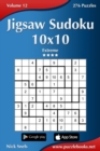Jigsaw Sudoku 10x10 - Extreme - Volume 12 - 276 Puzzles - Book