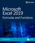 Microsoft Excel 2019 Formulas and Functions - Book