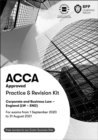 ACCA Corporate and Business Law (English) : Practice and Revision Kit - Book