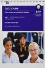 CISI Capital Markets Programme Certificate in Corporate Finance Unit 1 Syllabus Version 17 : Review Exercises - Book