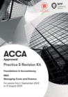FIA Managing Costs and Finances MA2 : Practice and Revision Kit - Book