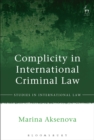 Complicity in International Criminal Law - Book