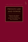 Private Law and Power - Book