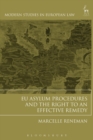 EU Asylum Procedures and the Right to an Effective Remedy - Book