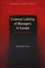 Criminal Liability of Managers in Europe : Punishing Excessive Risk - eBook