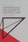 Uniform Rules for European Contract Law? : A Critical Assessment - Book