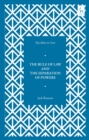 Key Ideas in Law: The Rule of Law and the Separation of Powers - Book