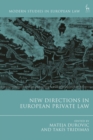 New Directions in European Private Law - Book