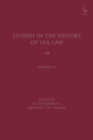 Studies in the History of Tax Law, Volume 11 - Book