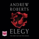 Elegy : The First Day on the Somme - Book