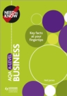 Need to Know: AQA A-level Business - eBook