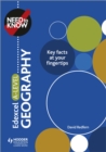 Need to Know: Edexcel A-level Geography - Book