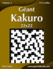 Geant Kakuro 22x22 - Volume 3 - 153 Grilles - Book