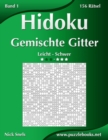 Hidoku Gemischte Gitter - Leicht bis Schwer - Band 1 - 156 Ratsel - Book