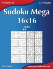Sudoku Mega 16x16 - Medio - Volumen 31 - 276 Puzzles - Book
