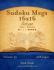 Sudoku Mega 16x16 Deluxe - Facil ao Extremo - Volume 35 - 468 Jogos - Book