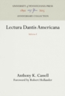 Lectura Dantis Americana : Inferno I - eBook