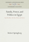 Family, Power, and Politics in Egypt : Sayed Bey Mare--His Clan, Clients, and Cohorts - eBook