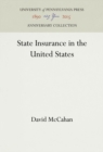 State Insurance in the United States - Book
