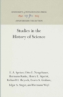 Studies in the History of Science - Book