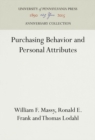 Purchasing Behavior and Personal Attributes - eBook