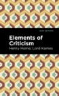 Elements of Criticism - Book