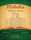 Hidoku Rejillas Mixtas Deluxe - De Facil a Dificil - Volumen 5 - 255 Puzzles - Book