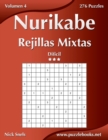 Nurikabe Rejillas Mixtas - Dificil - Volumen 4 - 276 Puzzles - Book