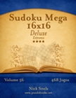 Sudoku Mega 16x16 Deluxe - Extremo - Volume 56 - 468 Jogos - Book