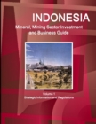 Indonesia Mineral, Mining Sector Investment and Business Guide Volume 1 Strategic Information and Regulations - Book