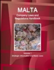 Malta Company Laws and Regulations Handbook Volume 1 Strategic Information and Basic Laws - Book