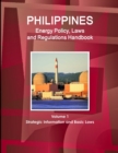 Philippines Energy Policy, Laws and Regulations Handbook Volume 1 Strategic Information and Basic Laws - Book