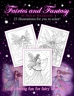 Fairies and Fantasy by Molly Harrison : Coloring for Adults and Older Fairy Lovers! - Book