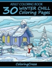 Adult Coloring Book : 30 Winter Chill Coloring Pages - Book