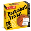 Year of Basketball Trivia! Page-A-Day Calendar 2024 : Immortal Records, Team History & Hall of Famers - Book