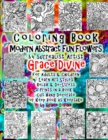 Coloring Book Modern Abstract Fun Flowers by surrealist Artist Grace Divine For Adults & Children Learn Art Styles Relax & De-Stress Prints in a Book Cut Hang Decorate or Keep Book as Keepsake by Grac - Book