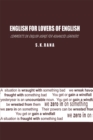 English for Lovers of English : Comments on English Usage for Advanced Learners - eBook