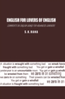 English for Lovers of English : Comments on English Usage for Advanced Learners - Book