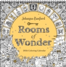 Johanna Basford 2024 Coloring Wall Calendar : Rooms of Wonder - Book