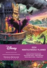 Disney Dreams Collection by Thomas Kinkade Studios 12-Month 2024 Monthly/Weekly Planner Calendar : Maleficent - Book
