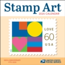 United States Postal Service Stamp Art 2025 Wall Calendar - Book