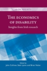 The Economics of Disability : Insights from Irish Research - Book