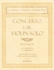 Concerto for Violin Solo in D Major - With Orchestral Accompaniment - Arrangement for Violin and Pianoforte - Op.74 - Book