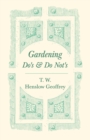 Gardening Do's and Do Not's - Book
