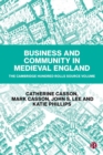 Business and Community in Medieval England : The Cambridge Hundred Rolls Source Volume - Book