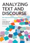 Analyzing Text and Discourse : Nine Approaches for the Social Sciences - Book