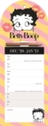 Betty Boop Week-to-View Magnetic Memo Slim Calendar 2021 - Book